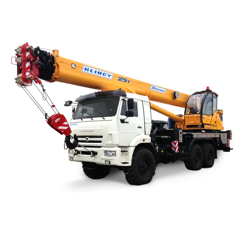 Autobagi dźwig KLINCY 6x6, 16t / 25t