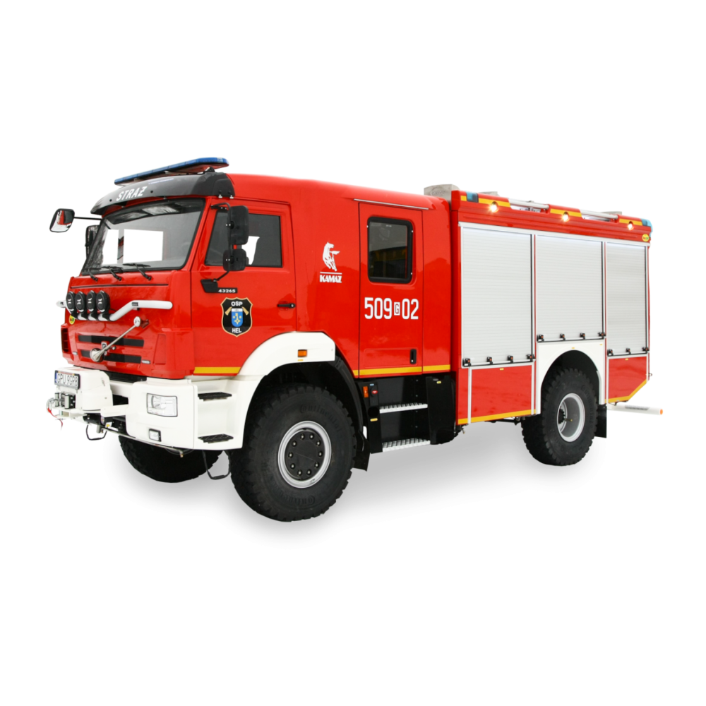 Autobagi 4x4 wóz strażacki GBA koła pojedyncze